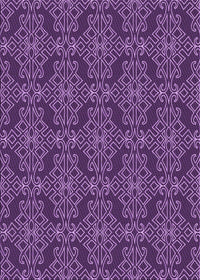 Machine Washable Transitional Purple Rug, wshpat1835pur