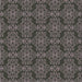 Square Patterned Mid Gray Novelty Rug, pat1835