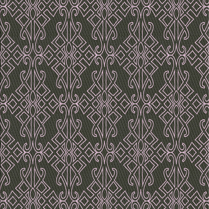 Patterned Mid Gray Novelty Rug, pat1835