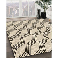 Patterned Wheat Beige Rug, pat1836brn