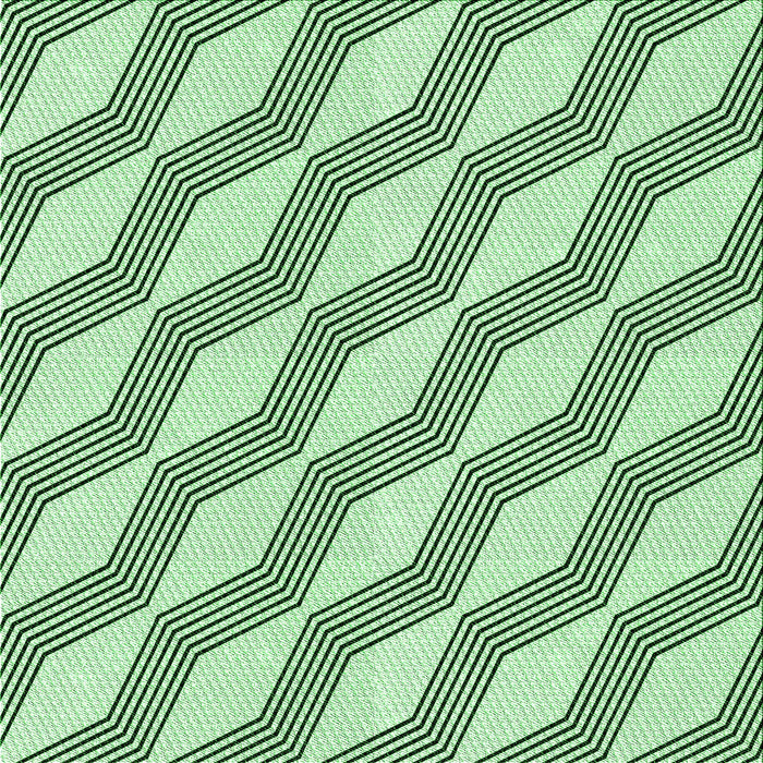 Round Patterned Mint Green Rug, pat1836grn