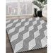 Machine Washable Transitional Smokey Gray Rug in a Family Room, wshpat1836gry