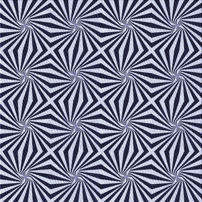 Round Patterned Night Blue Rug, pat1837blu