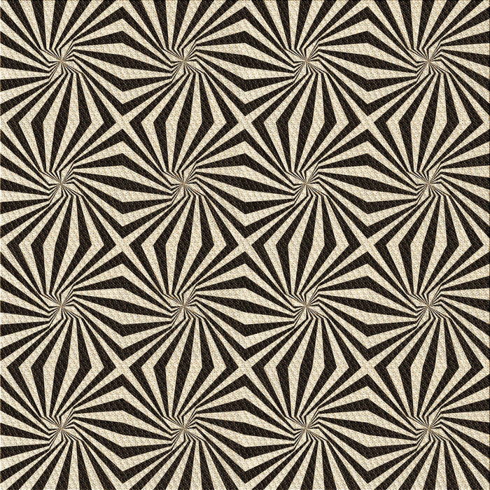 Round Patterned Midnight Gray Rug, pat1837brn