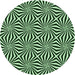 Square Patterned Light Green Rug, pat1837grn