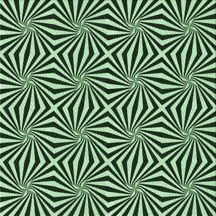 Round Patterned Light Green Rug, pat1837grn