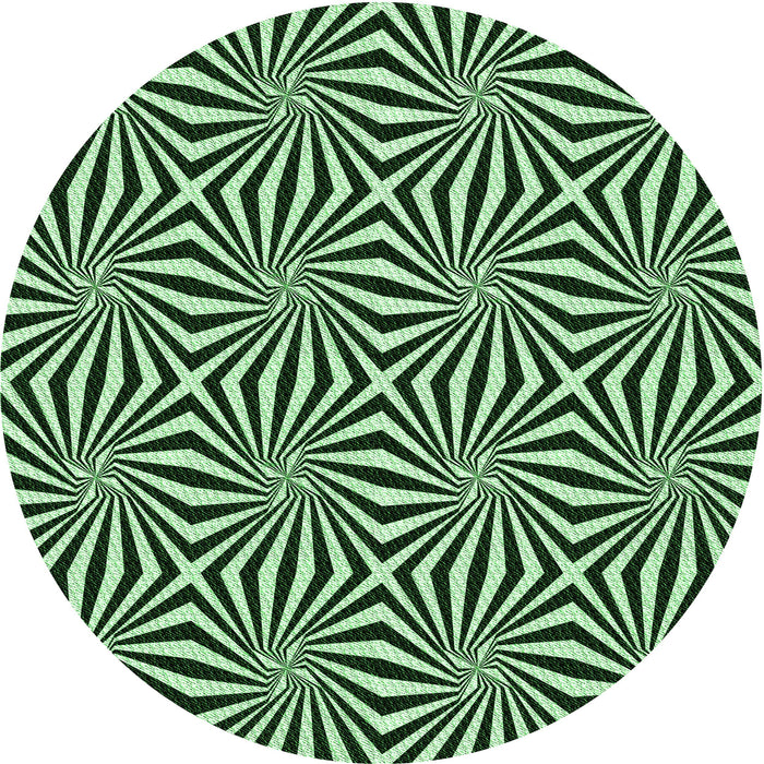 Square Machine Washable Transitional Light Green Rug in a Living Room, wshpat1837grn