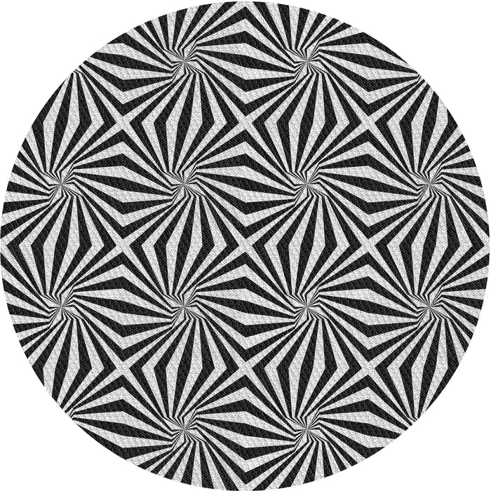 Square Machine Washable Transitional Charcoal Black Rug in a Living Room, wshpat1837gry