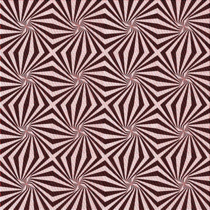 Round Patterned Deep Rose Pink Rug, pat1837rd