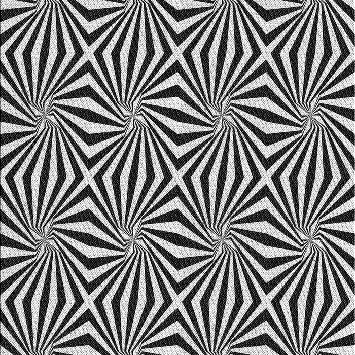 Patterned Light Gray Novelty Rug, pat1837