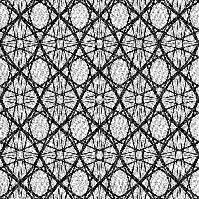 Patterned Light Black Rug, pat1838gry