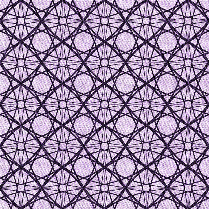 Round Machine Washable Transitional Blossom Pink Rug, wshpat1838pur