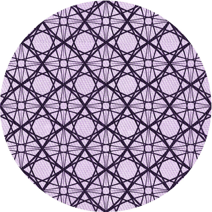 Square Patterned Blossom Pink Rug, pat1838pur