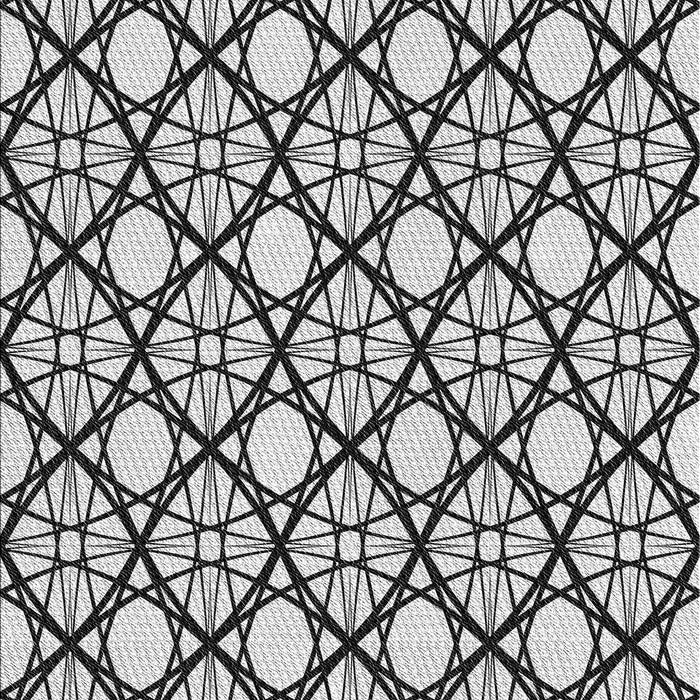 Patterned Platinum Gray Novelty Rug, pat1838