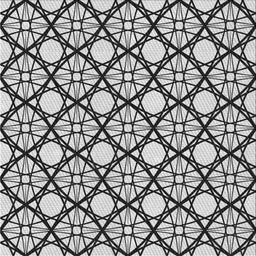 Square Patterned Platinum Gray Novelty Rug, pat1838