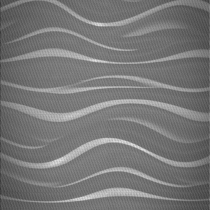 Machine Washable Transitional Gunmetal Gray Rug, wshpat1839gry