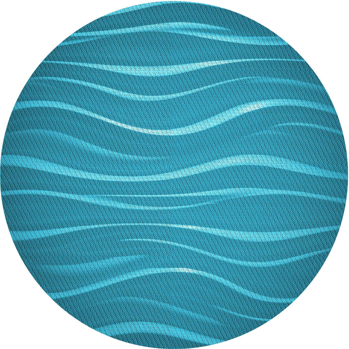 Square Patterned Blue Rug, pat1839lblu