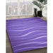 Machine Washable Transitional Purple Mimosa Purple Rug in a Family Room, wshpat1839pur