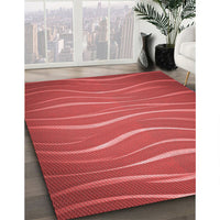 Patterned Red Rug, pat1839rd