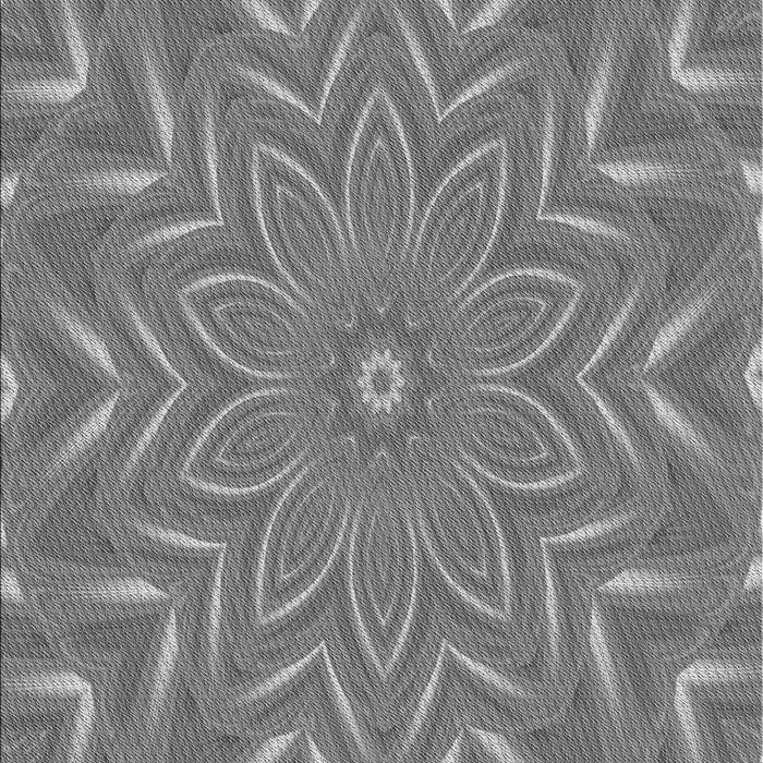 Patterned Ash Gray Rug, pat184gry