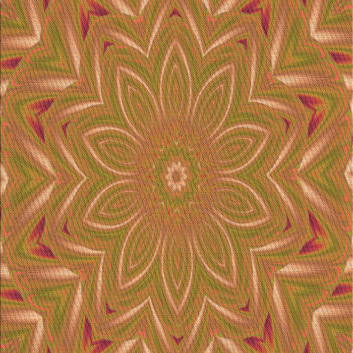 Patterned Orange Rug, pat184org