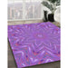 Machine Washable Transitional Purple Rug in a Family Room, wshpat184pur