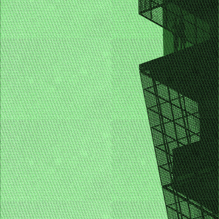 Patterned Forest Green Rug, pat1840grn