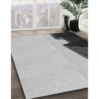 Patterned Carbon Gray Rug, pat1840gry