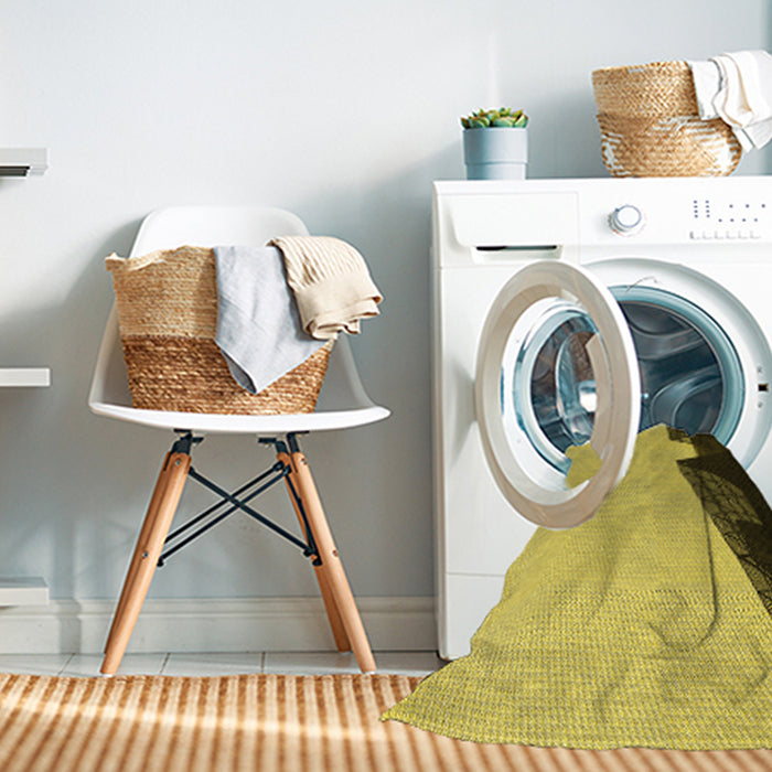 Machine Washable Transitional Oak Brown Rug in a Washing Machine, wshpat1840yw