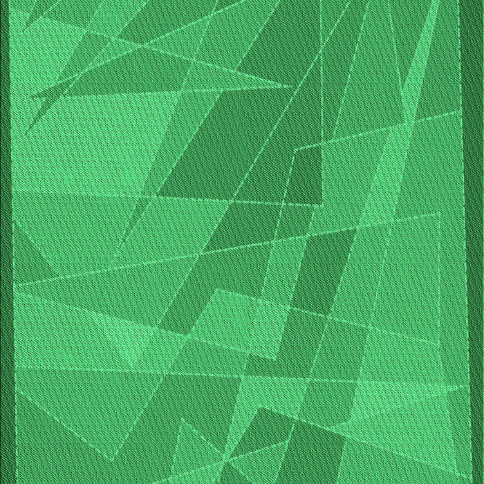 Machine Washable Transitional Neon Green Rug, wshpat1841grn