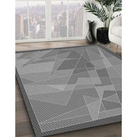 Patterned Ash Gray Rug, pat1841gry