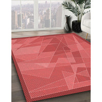 Patterned Red Rug, pat1841rd