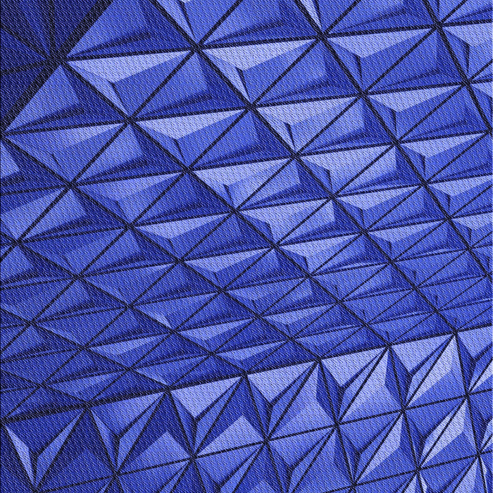 Patterned Blue Rug, pat1842blu