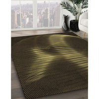 Patterned Oak Brown Rug, pat1843brn