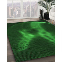 Patterned Green Rug, pat1843grn