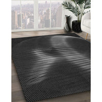 Patterned Carbon Gray Rug, pat1843gry