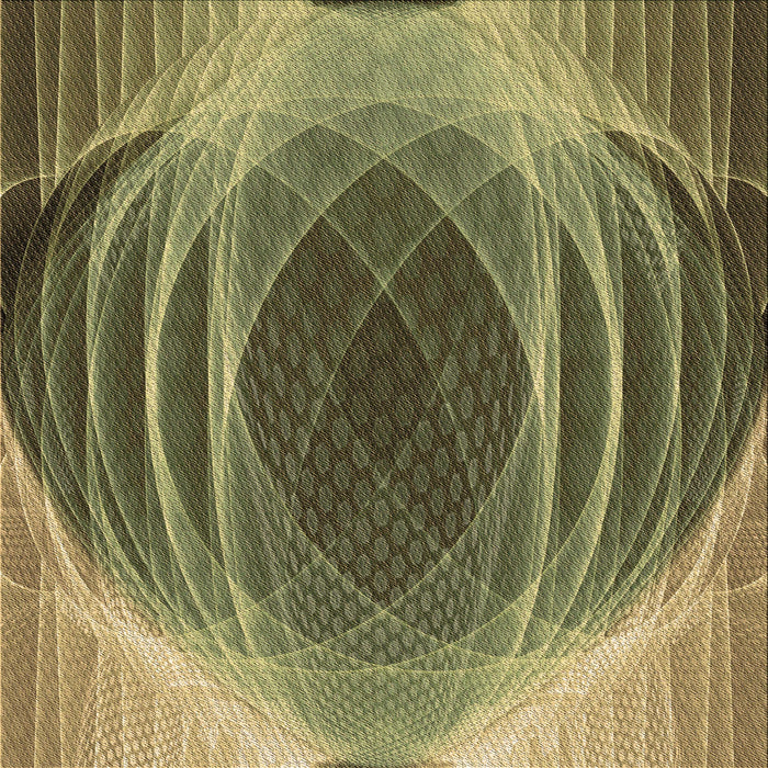 Round Machine Washable Transitional Brass Green Rug, wshpat1844brn