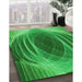 Machine Washable Transitional Green Rug in a Family Room, wshpat1844grn