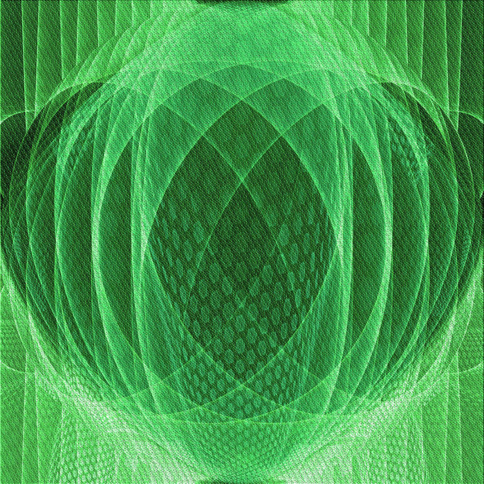 Round Machine Washable Transitional Green Rug, wshpat1844grn