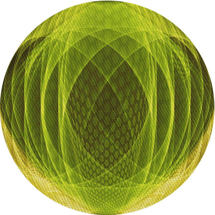 Square Machine Washable Transitional Pistachio Green Rug in a Living Room, wshpat1844yw