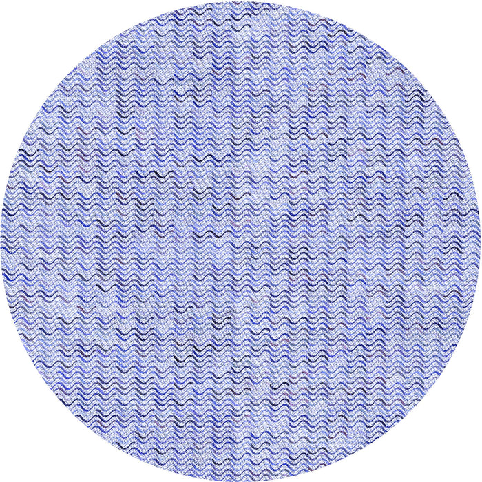 Square Patterned Blue Rug, pat1845blu