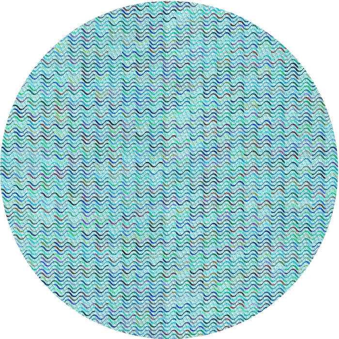 Square Machine Washable Transitional Blue Ivy Blue Rug in a Living Room, wshpat1845lblu