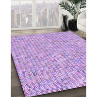 Patterned Purple Rug, pat1845pur