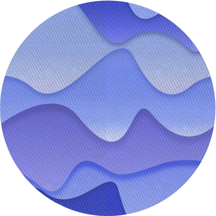 Square Patterned Sky Blue Rug, pat1846blu