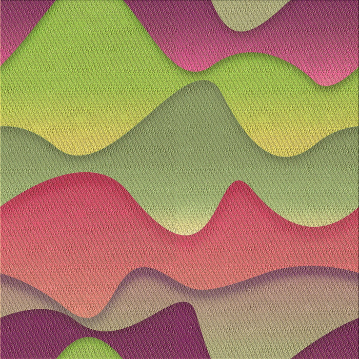 Round Machine Washable Transitional Green Rug, wshpat1846brn