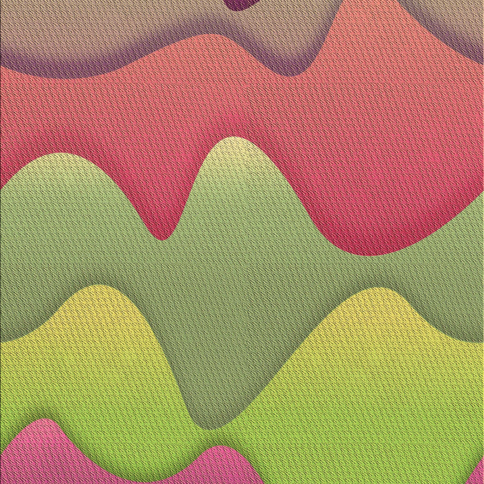 Machine Washable Transitional Green Rug, wshpat1846brn