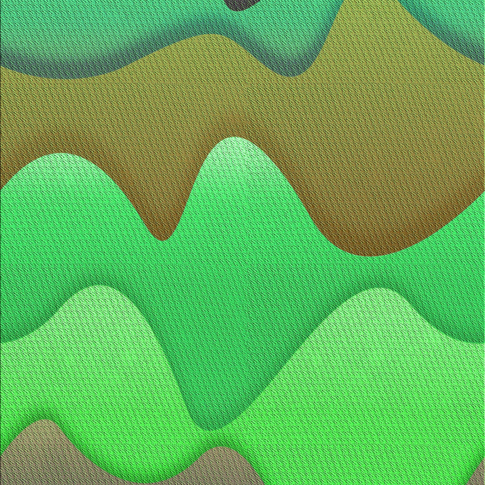 Patterned Olive Green Rug, pat1846grn