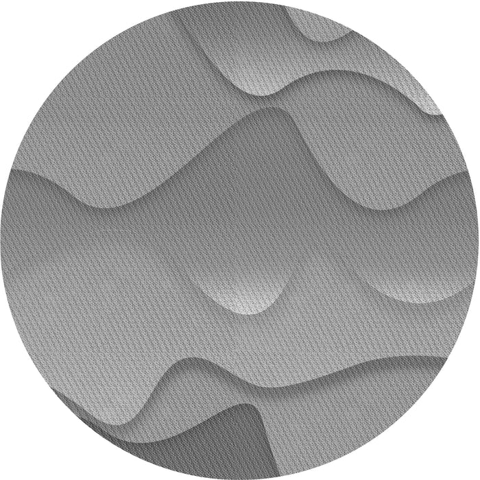 Square Machine Washable Transitional Silver Gray Rug in a Living Room, wshpat1846gry