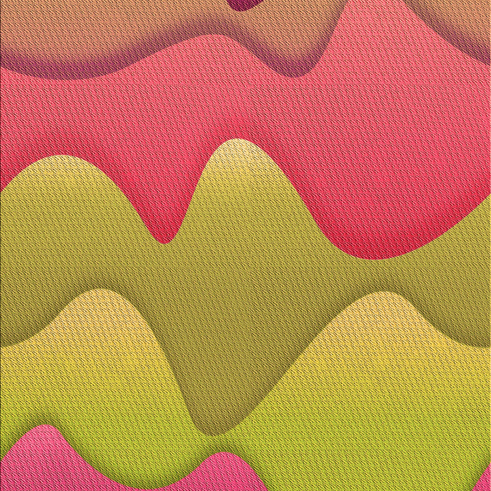 Patterned Crimson Red Rug, pat1846org