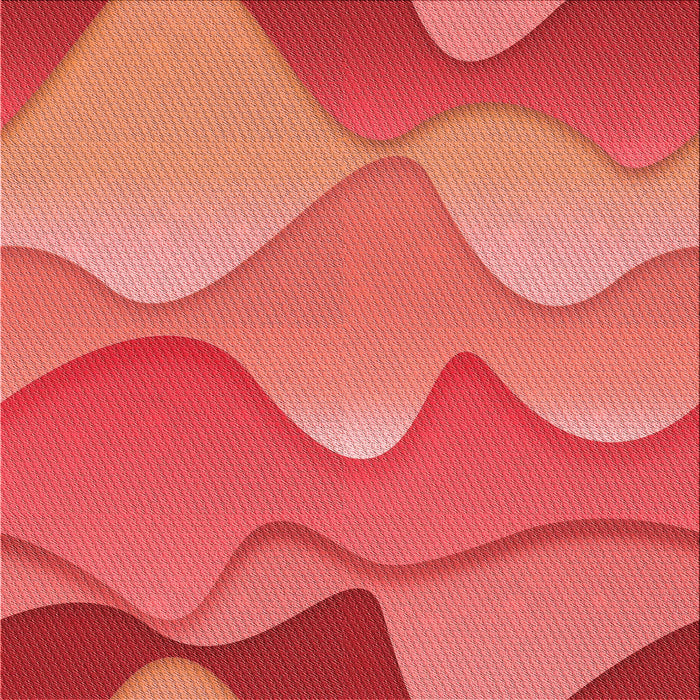 Round Patterned Red Rug, pat1846rd